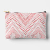 Pochette À Accessoires Un motif symétrique en moti rouge et rose (Recto)