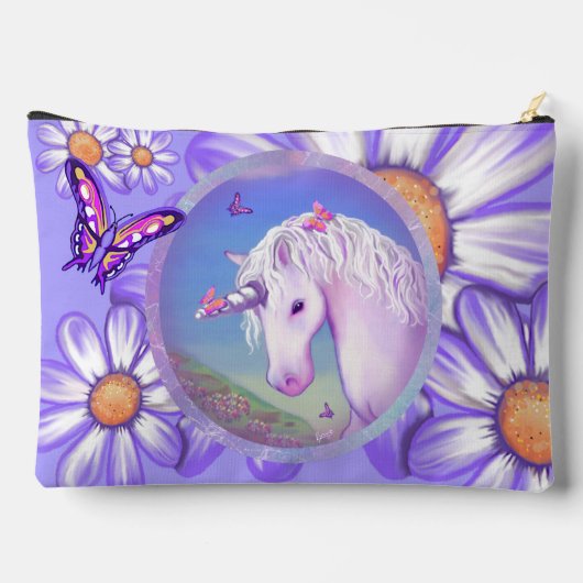 Pochette À Accessoires Un paradis mauve (Verso)