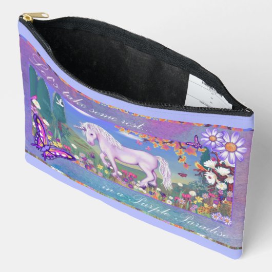 Pochette À Accessoires Un paradis mauve