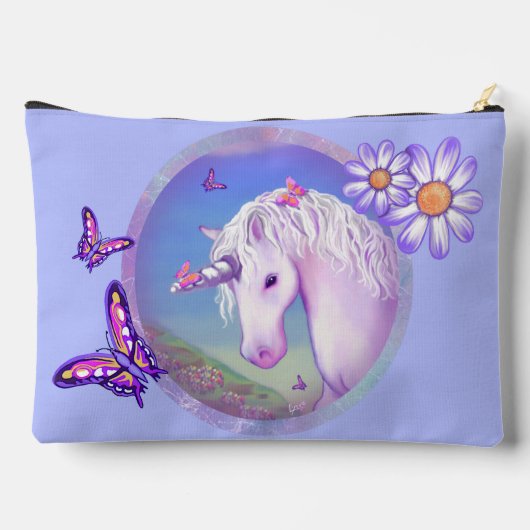 Pochette À Accessoires Un paradis mauve (Verso)