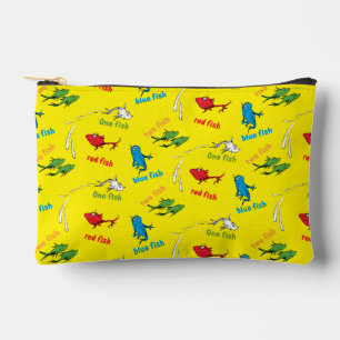 Pochette À Accessoires Un Poisson Deux Poissons Motif Jaune
