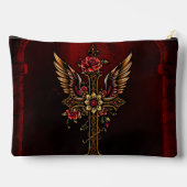 Pochette À Accessoires Une croix élégante (Verso)