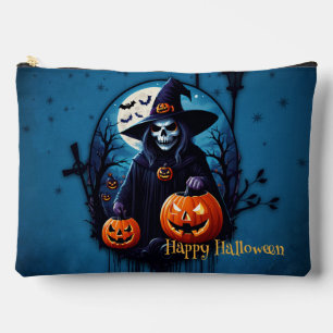 Pochette À Accessoires Une scène d'Halloween éffrayante