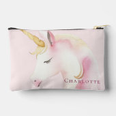 Pochette À Accessoires Unicorn rose fille (Verso)
