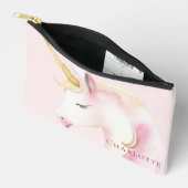 Pochette À Accessoires Unicorn rose fille (Ouvrir)