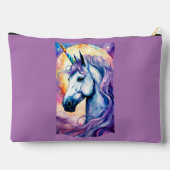 Pochette À Accessoires Unicorne cosmique pourpre (Verso)