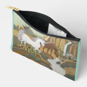 Pochette À Accessoires Unicorne stylisée et cheval (Ouvrir)