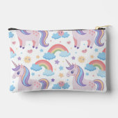 Pochette À Accessoires Unicornes et Rainbows (Verso)
