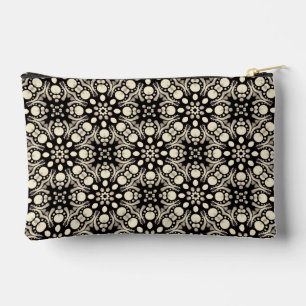 Pochette À Accessoires Unique Motif d'art élégant noir et blanc