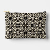 Pochette À Accessoires Unique Motif d'art élégant noir et blanc (Recto)
