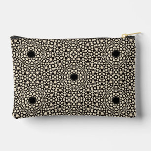 Pochette À Accessoires Unique Motif d'art élégant noir et blanc