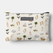 Pochette À Accessoires Vacances personnalisées à la plage sur le thème de (Recto)