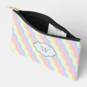 Pochette À Accessoires Vagues arc-en-ciel pastel (Ouvrir)