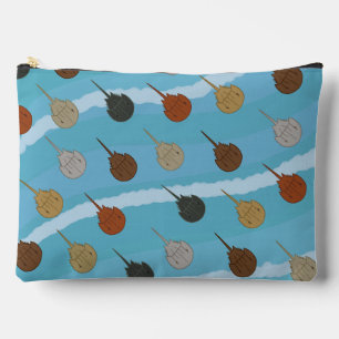 Pochette À Accessoires Vagues océaniques du crabe en fer à cheval