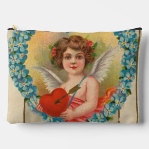Pochette À Accessoires Valentine vintage, Stecher Litho Company, vers 191