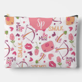 Pochette À Accessoires Valentines roses mignonnes (Recto)