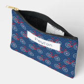 Pochette À Accessoires Vélo rouge et blanc (Ouvrir)