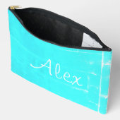 Pochette À Accessoires Vendredi Madero Alluring Aqua (Ouvrir)