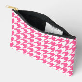 Pochette À Accessoires Vérification de la position de base rose et blanc (Ouvrir)