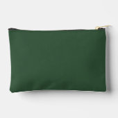 Pochette À Accessoires Vert émeraude foncé uni (Verso)