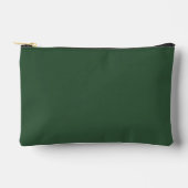 Pochette À Accessoires Vert émeraude foncé uni (Recto)
