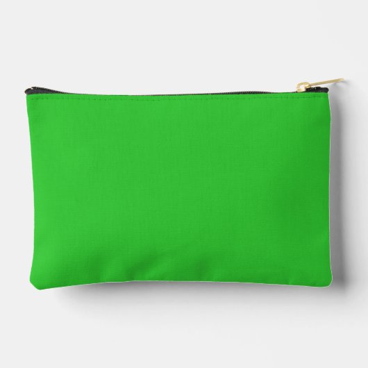 Pochette À Accessoires Vert moderne Simple élégant (Verso)