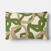 Pochette À Accessoires Vert olive Tangle carré (Recto)