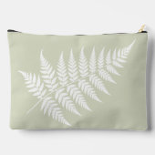 Pochette À Accessoires Vert sauge clair écriture nom grand script fern bl (Verso)