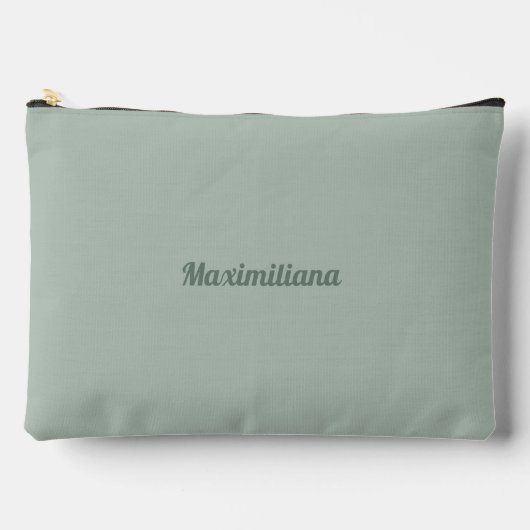 Pochette À Accessoires Vert - Solide Grand Accessoire Pouch (Recto)