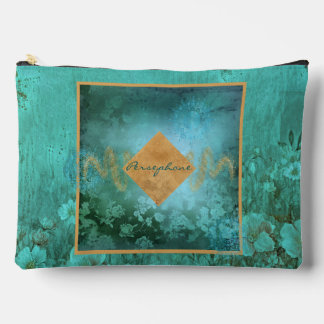 Pochette À Accessoires Vert verdien gras couleur aqua