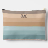 Pochette À Accessoires Vibes de plage de Boho Monogrammé (Verso)