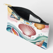 Pochette À Accessoires Vibes d'été Carnet tropical (Ouvrir)