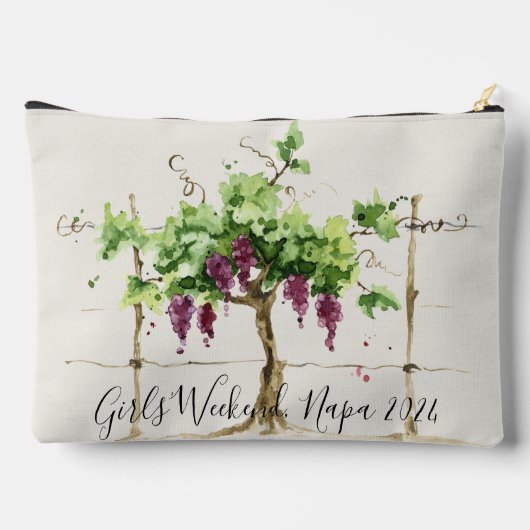 Pochette À Accessoires Vin Dégustation Vineyard Girs Weekend (Verso)