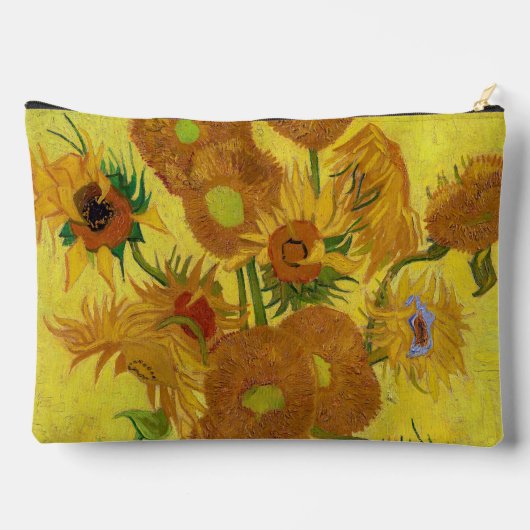 Pochette À Accessoires Vincent van Gogh - Vase avec quinze tournesols (Verso)