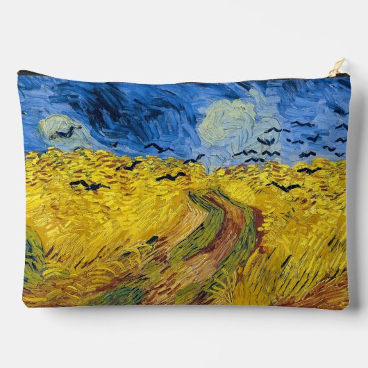 Pochette À Accessoires Vincent van Gogh - Wheatfield with Crows (Verso)