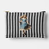Pochette À Accessoires Vintage Alice Black White Motif (Recto)