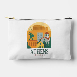 Pochette À Accessoires Vintage Athènes Grèce Voyage - Parthenon
