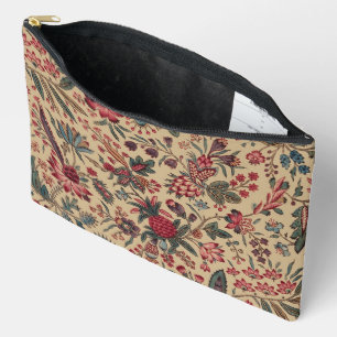 Pochette À Accessoires Vintage Broderie Antique Florale Ameublement