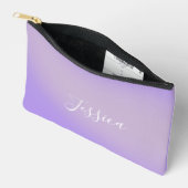 Pochette À Accessoires Violet varié personnalisé (Ouvrir)