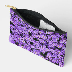 Pochette À Accessoires Violets belles fleurs violettes