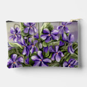 Pochette À Accessoires violettes dans un bocal de lune (Verso)