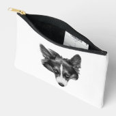 Pochette À Accessoires visage ombré de brume (Ouvrir)