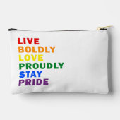 Pochette À Accessoires Vivez Vivement Amour Fièrement Rester Fière (Verso)