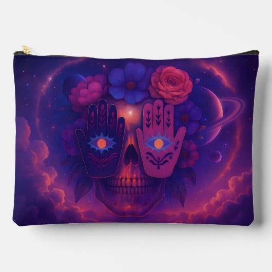 Pochette À Accessoires Voile Céleste (Recto)