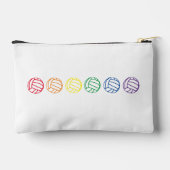 Pochette À Accessoires Volley-ball arc-en-ciel (Verso)