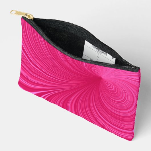 Pochette À Accessoires Vortex rose (Ouvrir)