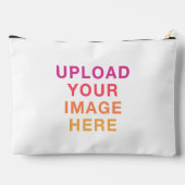 Pochette À Accessoires Votre logo image blanc (Verso)
