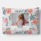 Pochette À Accessoires Vous êtes adoré Aquarelle Floral Fête des Mères (Recto)