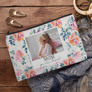 Pochette À Accessoires Vous êtes adoré Aquarelle Floral Fête des Mères