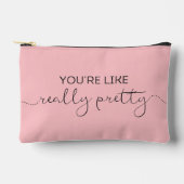 Pochette À Accessoires Vous êtes comme vraiment joli + Nom (B) (Recto)